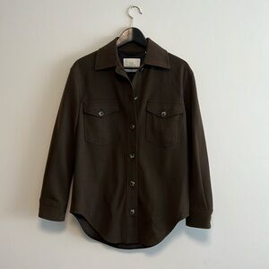 Aritzia mocha brown ganna jacket sz xxs worn once